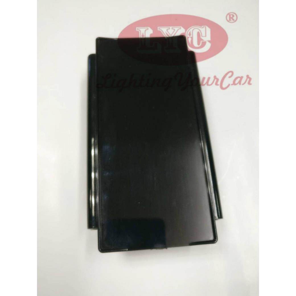 汽车LED双排长条灯面盖 越野车射灯遮光灯罩 改装灯具灯罩 6寸黑