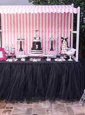 彩色超蓬网纱桌裙 tutu table skirt 可定制任何尺寸颜色厂家直销