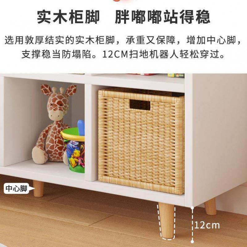 简易书柜实木色现落收代简约156345自由厅组合格子柜客纳储物柜地