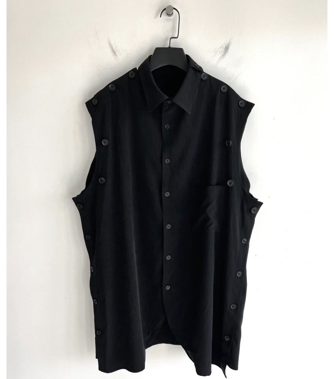 Yohji Yamamoto 21SS Multi-Structure Garment — label
