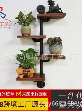 实木搁板架墙壁书架搁板展示架墙上置物架多层花架书架直销