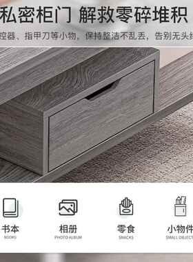 几客家用小户型简约现代创WRG茶意茶桌双层沙发边几方桌厅易简小