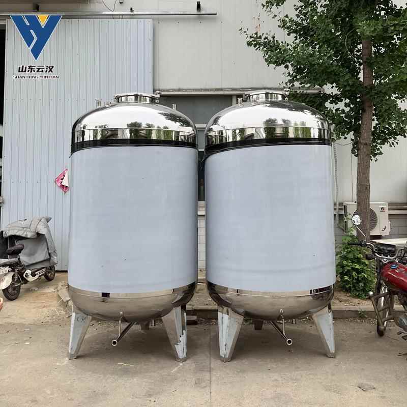 1吨2吨镜面储水罐 不锈钢纯水储存罐 工业化工储液罐 立式储水罐
