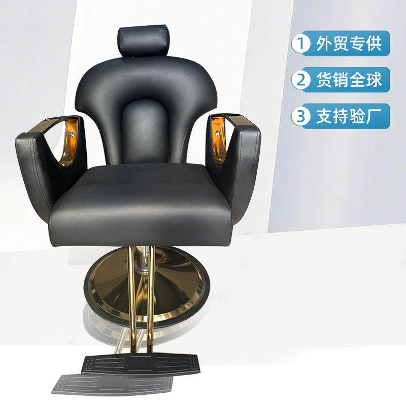 可升降可放倒美发椅理容椅理发店发廊用旋转座椅时尚发型师美发椅