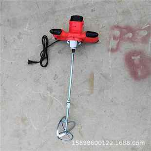 电动手混16搅拌器180持0W方向盘单杆搅拌凝机方向盘打灰土机