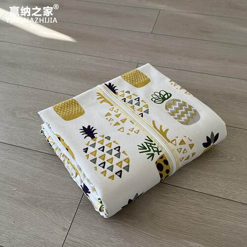 空间大师衣柜布套美之高棉麻布衣橱外罩裕兴衣架封闭式防尘罩定制