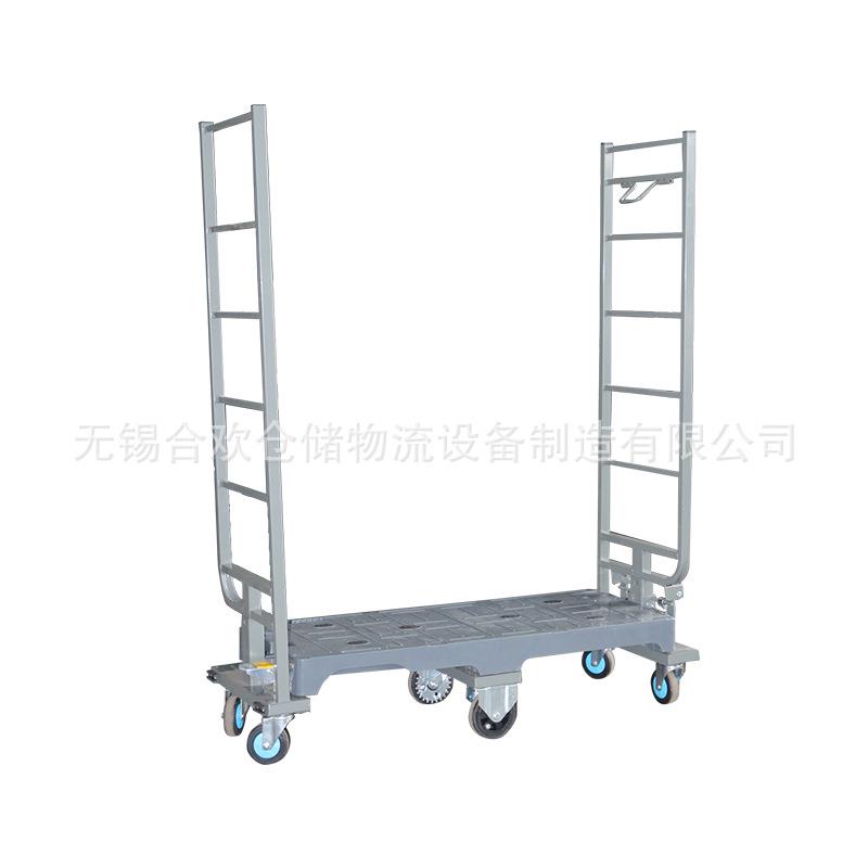 商场理货通道推车物流台车六轮车窄道上货车超市周转仓储笼车