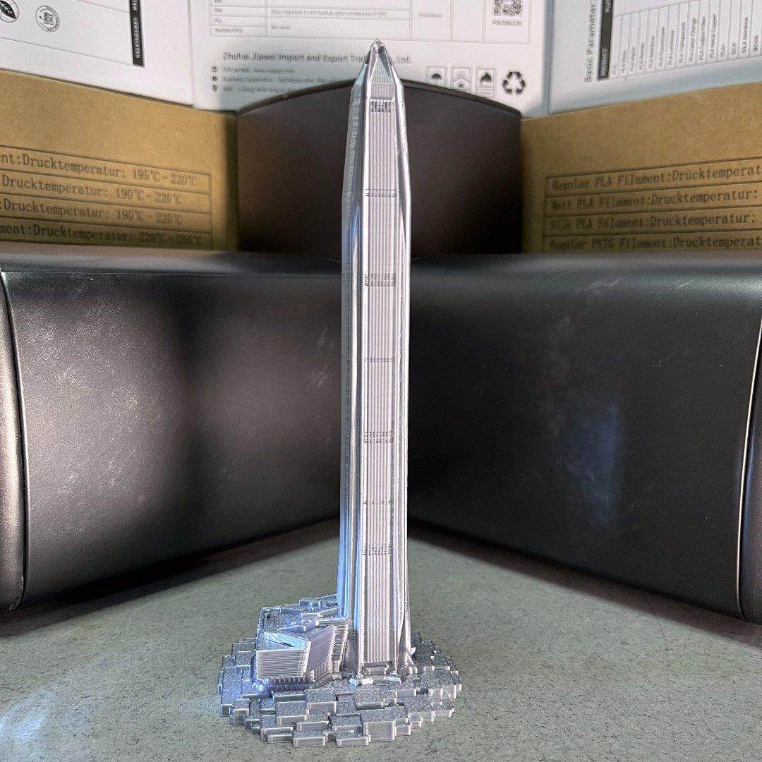 深圳平安国际金融中心大厦模型现代简约定制礼品旅游建筑工艺礼品