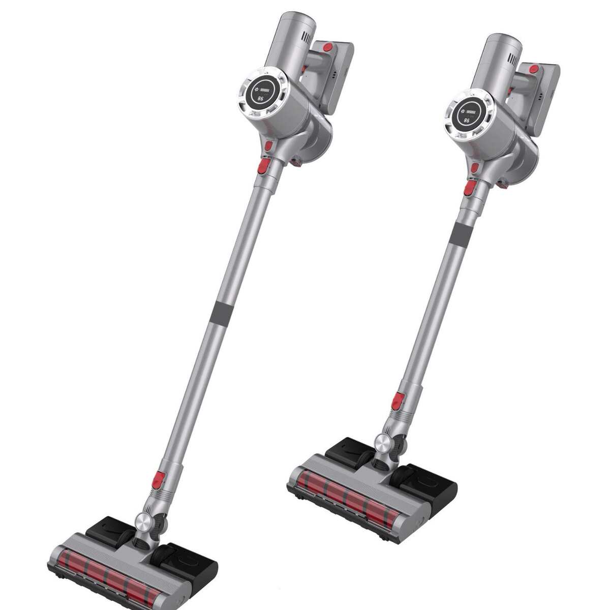 无线吸尘器家用小型伸缩大功率无刷led显示屏触摸吸拖一体机除尘