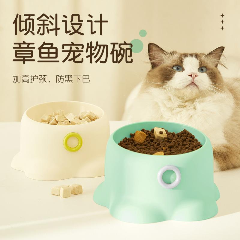 新款宠物猫碗 狗碗猫食盆猫咪用品吃饭喝水单碗源头工厂跨境