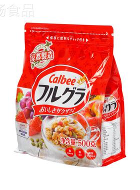 开市客代购日b本Cal乐ee卡比富果即乐食水果谷物麦片DWA500g