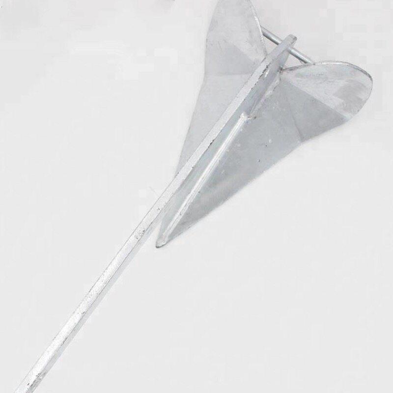 游艇船用碳钢热镀锌三角锚 船锚防腐耐用沙地锚铁锚船舶五金配件