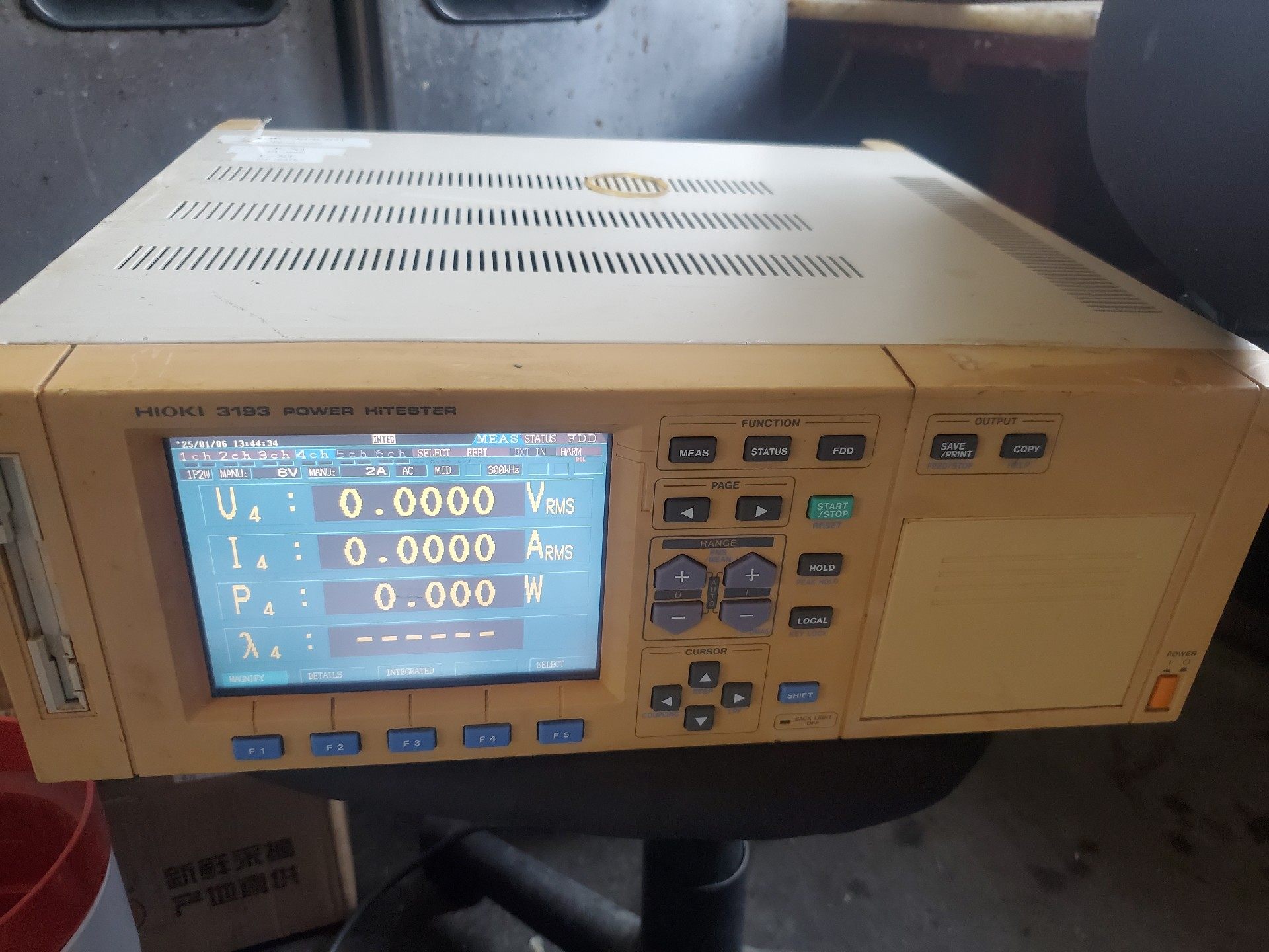 日置hioki 3193功率表+日置9602模块四个 ，如图