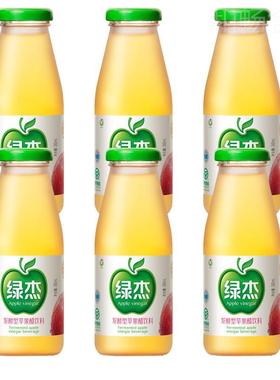 山东烟台绿杰QCL苹果味醋玻璃260瓶ml12瓶绿色食品果饮料泡沫箱发