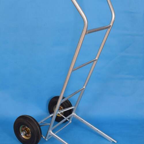 新品充气轮叉鸡笼车养殖场叉车农用插鸡鹅鸭笼叉车两轮手推车二轮