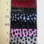 秋冬仿马毛小石头纹椭圆点PU皮革 马毛印花皮革面料