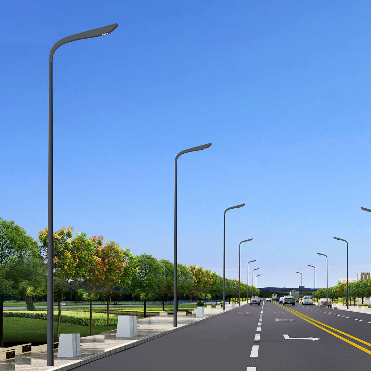 太阳能路灯户外厂家直销 户外照明市政工程市电一体化防水led路灯