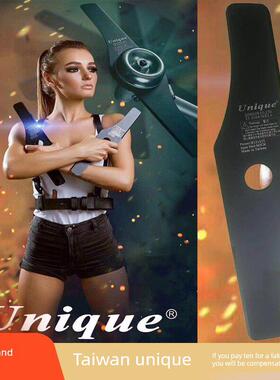 独特的割草机刀片一字刀锰钢硬化进口刀片锄头快手流行同款刀