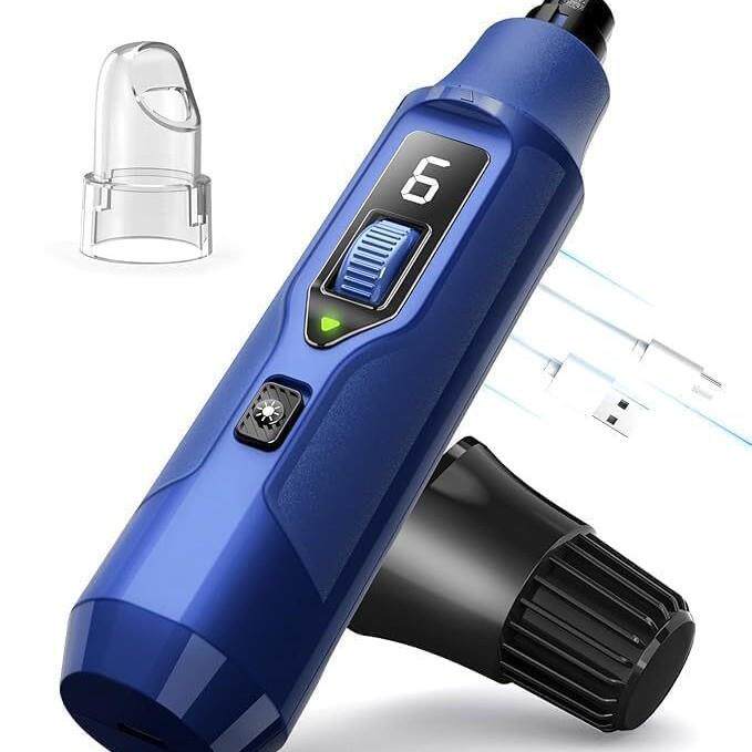 大号宠物磨甲器LED屏 7档滚轮换挡 小号灯泡照明 喷砂不锈钢磨头