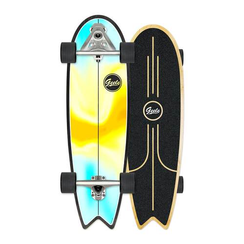 Geele Carver yow陆地冲浪板CX7燕尾款初学者冲浪免蹬滑板33英寸