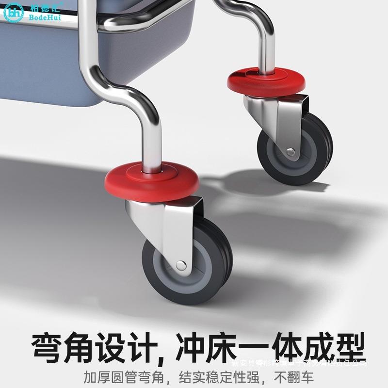店餐厅食堂小推具车BH-五斗车酒不锈钢手推餐盘收集车饭店三餐层