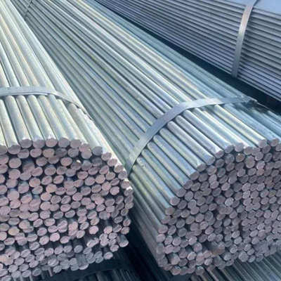 厂家现货批发 镀锌圆钢 防雷接地圆柱钢筋建筑工地工程用实心圆钢