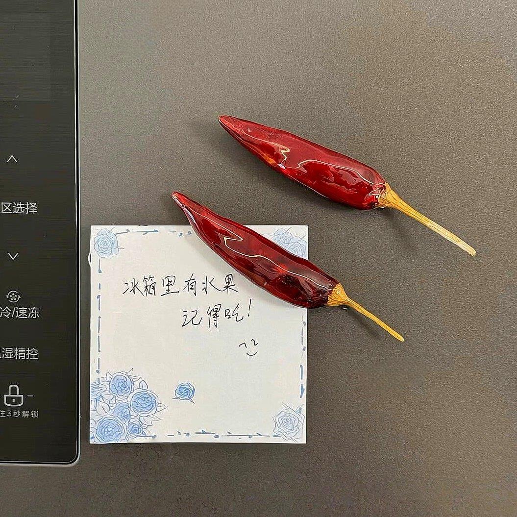 【家居好物】冰箱贴磁吸新款立体个性重庆创意仿真辣椒家居装饰