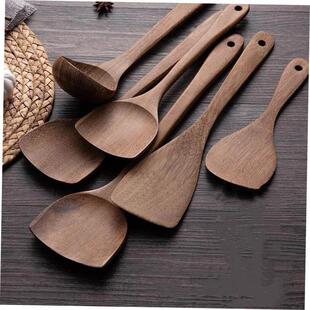 soup tool Teak tableware cooking kitchen shovel wood spoon