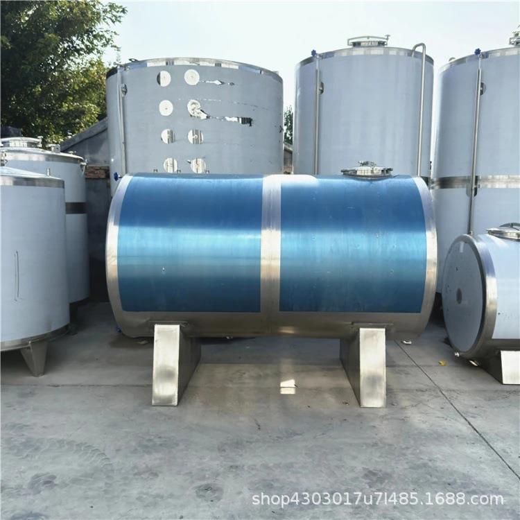 304不锈钢运输容器白钢甲醇储蓄容器卧式车载液体储存罐