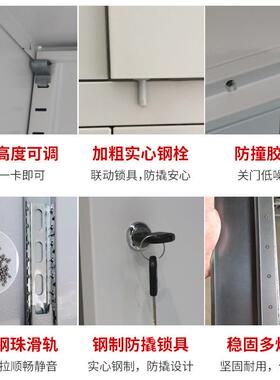 下文件矮柜办公室桌资柜料多TTR抽铁柜皮密码小子储物收纳抽屉存