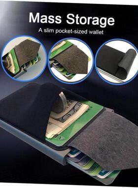 Rfid Smart Wallet Card Holder Metal Thin Slim Men Women Wal1