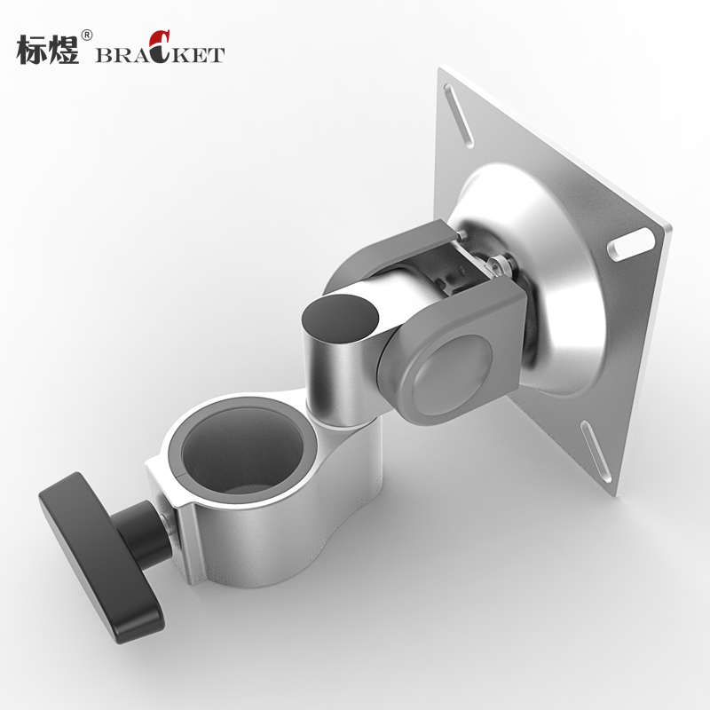 电脑显示器支架零配件单屏支头可旋转接显示屏医疗架子38mm铝合金