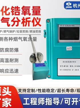 氧化锆氧量分析仪烟气烟道锅炉氧含量浓纯度高精度防爆探头检测仪