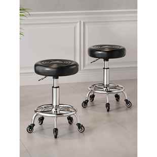堡讯吧台椅家用转椅旋转升降凳子高脚凳吧台凳子靠背前台拉车盖布