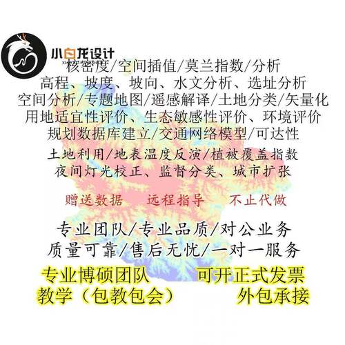 GIS作图ArcGIS作图gis空间分析Arcgispro/Arcgis制图画图数据处理