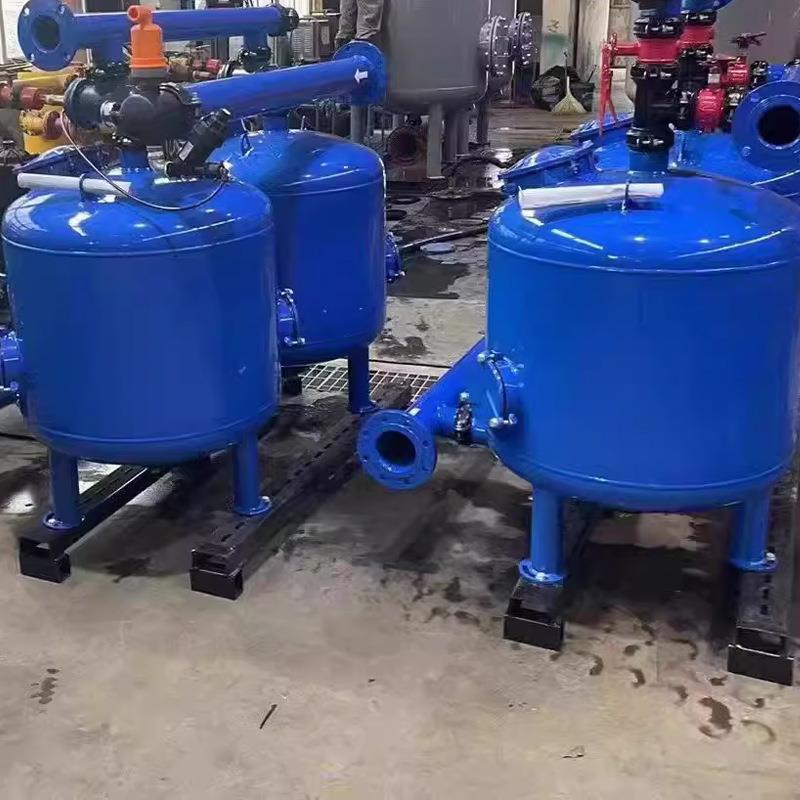 农业灌溉砂石过滤器 河井水大棚滴灌前置多介质反冲洗 砂石过滤器