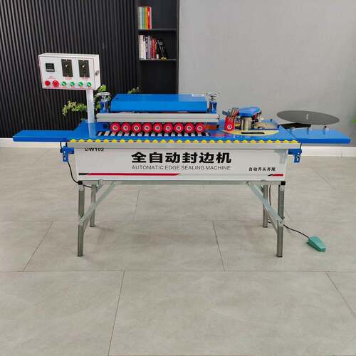 102型封边机自动齐头齐尾曲直两用包边机木工封边机
