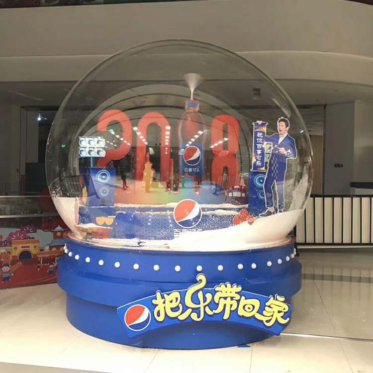 热销亚克力材质大型商场展示球罩透明展示半球罩展示防尘罩保护罩