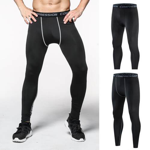 Sports basketball leggings, men's base strength clothing,