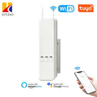 控制智能窗帘涂鸦卷帘 电动appwifi电机手机百叶窗拉绳智能家居