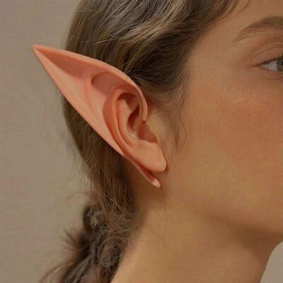 Halloween Elf Ears Latex Simulation Ears Props Fairy Angel C