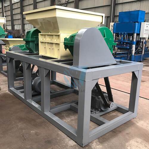 胎废布料托盘轮垃圾双轴撕料碎纸机RVH铁铝金属破碎机骨头塑粉碎