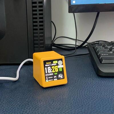 Small Portable Smart Wifi Weather Station Display Weather Te