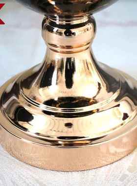 欧式创意样板房柜93417座烛钟摆客厅酒电视柜现代时钟台家居件饰