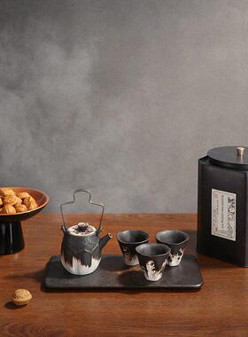 新中国风侘侘式茶具、茶盘、茶罐、茶壶、茶杯组合、茶室、茶几装