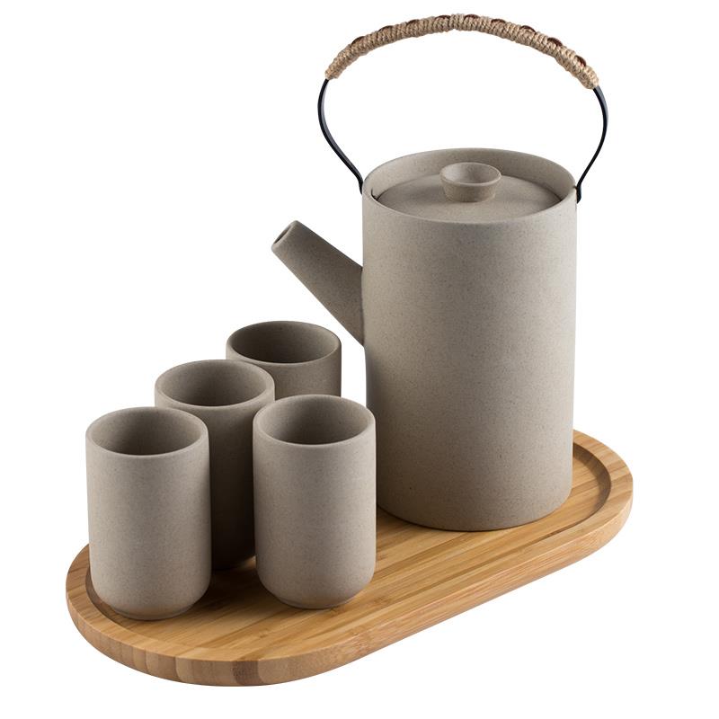 高档厅日式创陶瓷水具家用杯水壶意杯子套装客居家杯具茶具茶杯水