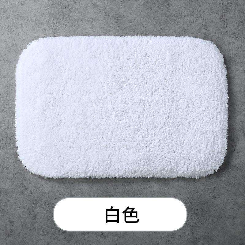酒店地巾可机洗加厚簇绒浴室吸水地垫卫生间门口防滑脚垫