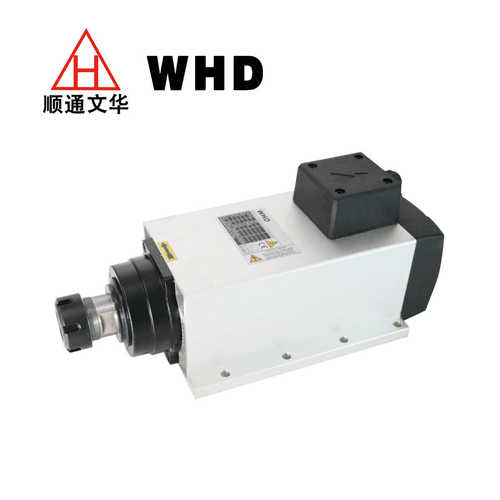 顺通 156B 6KW 方形飞边风冷高速电主轴 雕刻机主轴电机 磨床主轴
