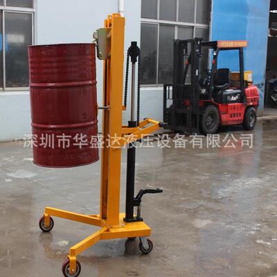 DTF450A油桶搬运车脚踩油桶车手推油桶搬运车油桶翻转搬运车