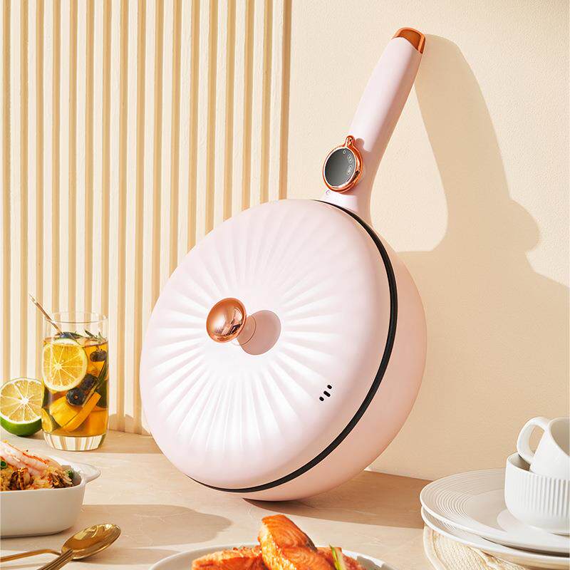 KIHAL起好电炒锅炒菜煮锅一体多功能家用爆炒不粘锅宿舍租房一族